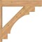 Ekena Millwork Merced Block Smooth Outlooker, Western Red Cedar, 7 1/2"W x 38"D x 38"H OUT08X38X38MRC05SWR - alternate 3